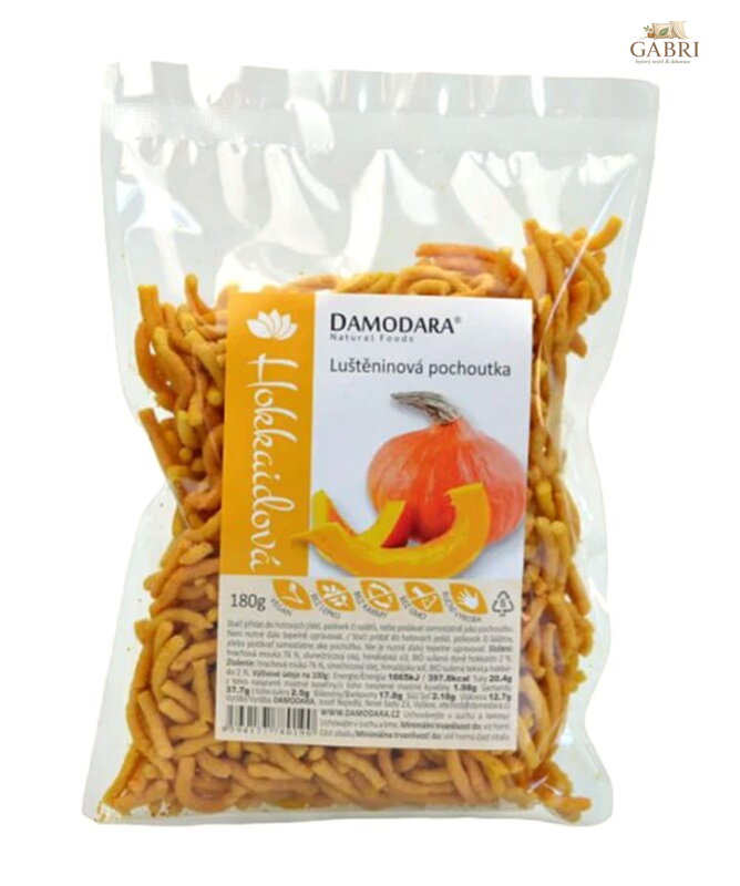 Luštěninová pochoutka s dýní hokkaido 180g Damodara bez lepku 6304