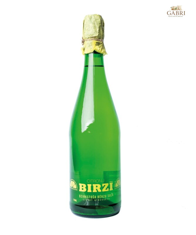 Březová míza perlivá Citrón BIO 750ml Birzy 6337