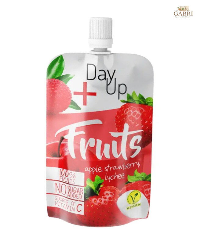 Pyré fruits jablko jahoda liči 100g Novofruct SK 6378