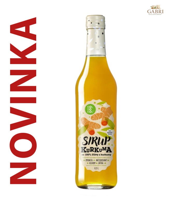 Sirup kurkuma 500ml Koldokol 6409