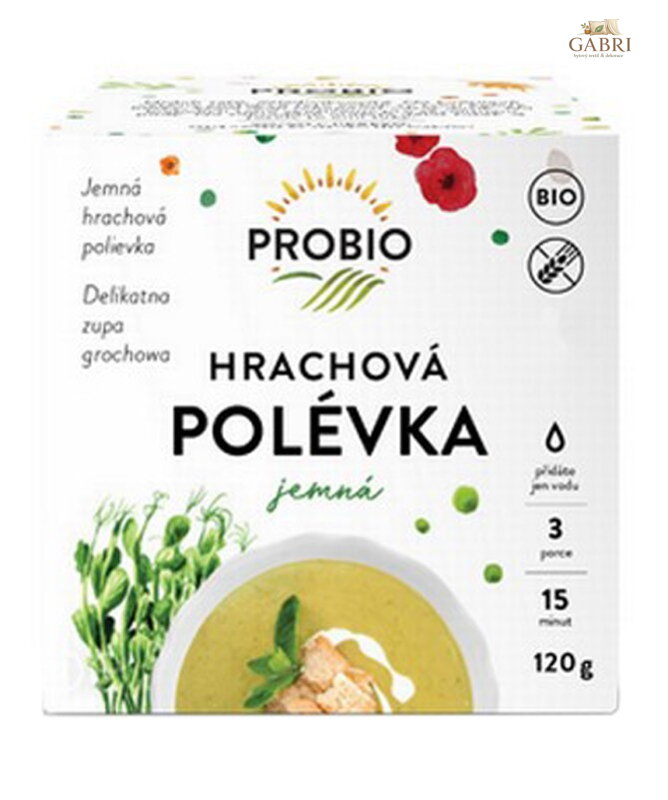Polévka hrachová jemná BIO 120g Probio bez lepku 1491