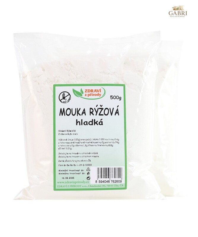 Mouka rýžová hladká 500g ZP bez lepku 2963