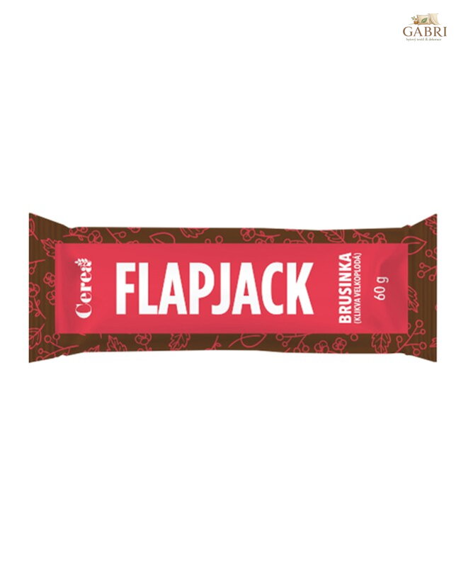 Flapjack  BRUSINKA 60g Cereabar bez lepku 256