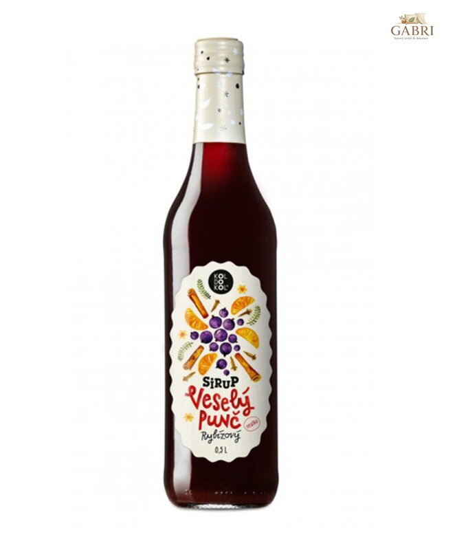 Sirup Veselý punč rybízový  500ml Koldokol 2085
