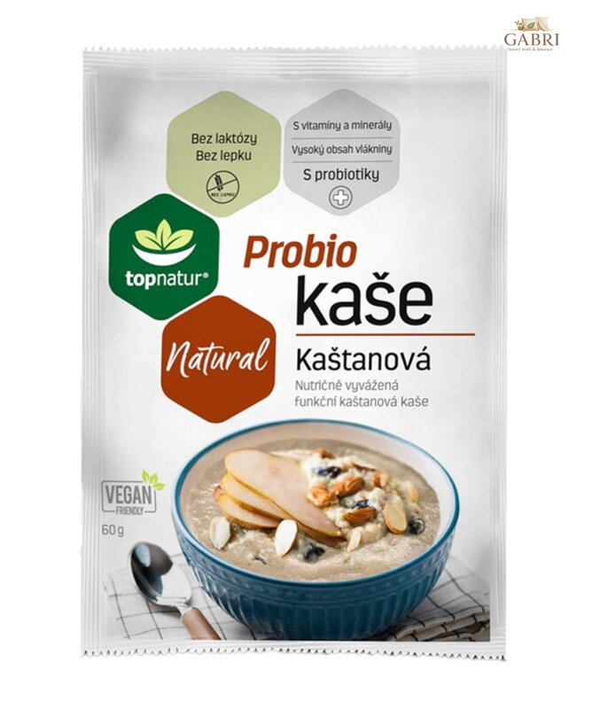 Kaše probio kaštanová natural  60g Topnatur bez lepku  2142