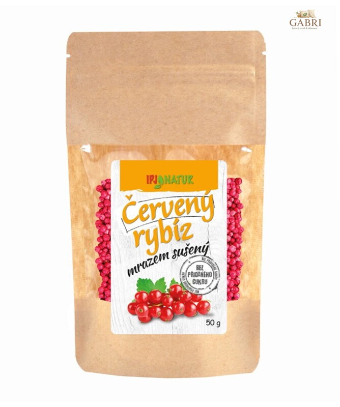 Rybíz červený mrazem sušený 50g IPJ NATUR 946