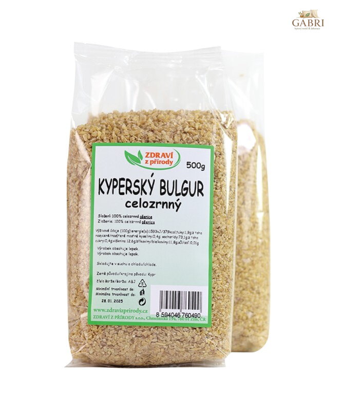 Bulgur pšeničný celozrnný 500g ZP 1474