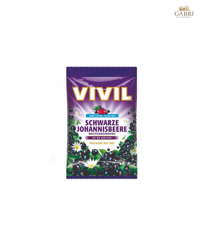 Vivil Husten černý rybíz 60g 2443