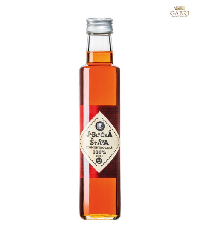 Šťáva jablečná koncentrovaná BIO 250ml Koldokol  1051