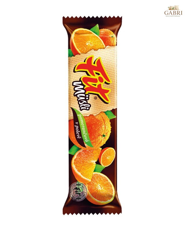 FIT musli pomerančová v čokoládě 30g  53