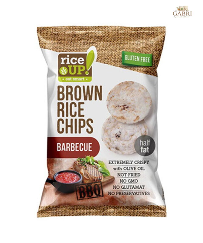 Rýžové chipsy barbecue 60g Nuhealth bez lepku 707