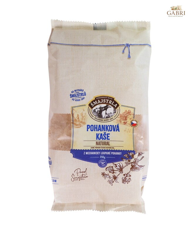 Kaše pohanková natural 250g Šmajstrla bez lepku 2844