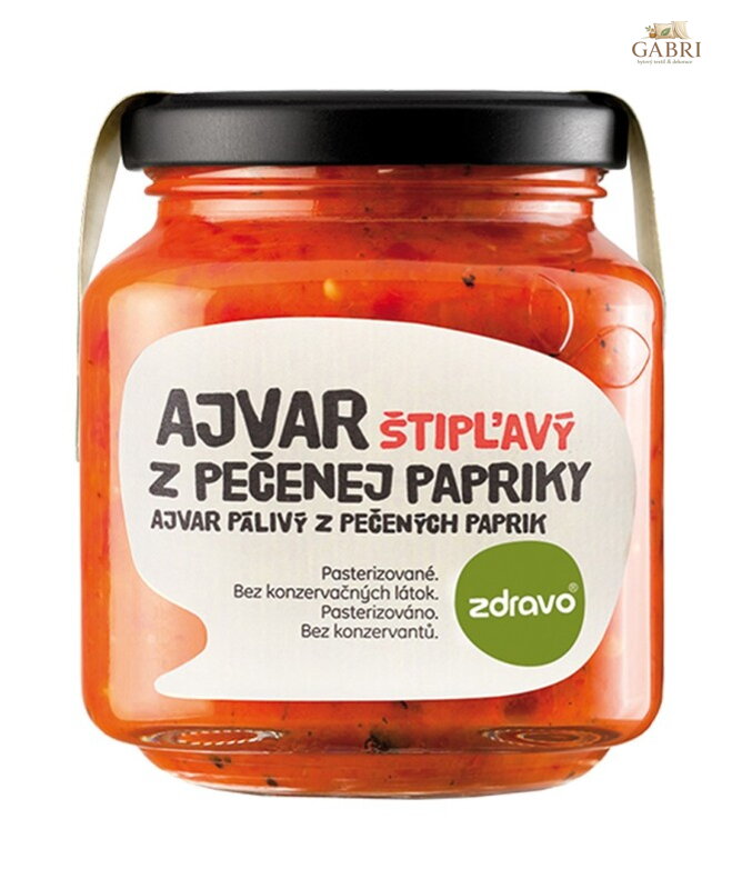 AJVAR pálivý z pečených paprik 300g Zdravo 860