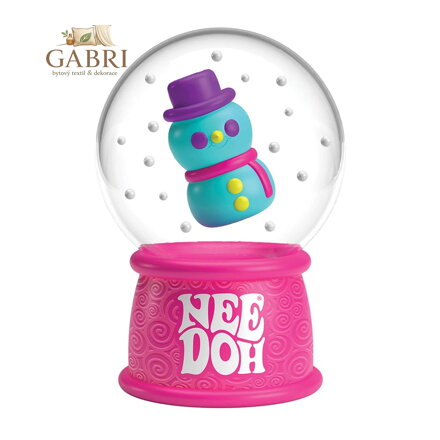 Schylling NeeDoh Vánoční sněhová koule mačkací