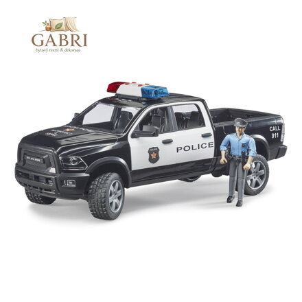 Bruder Policejní auto RAM s policistou