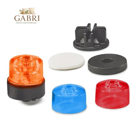 Bruder Rotační maják s kryty 3 barev