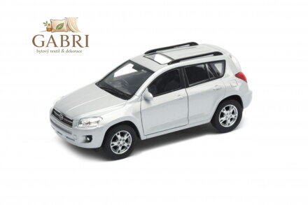 Welly - Toyota RAV 4 model 1:34 stříbrná