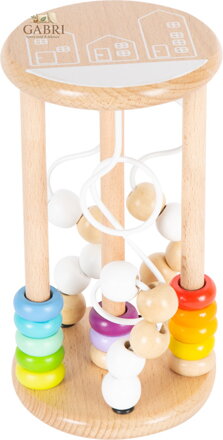 small foot Motorický dřevěný válec s labyrintem