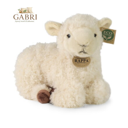 Rappa Plyšová ovečka ležící 25 cm ECO-FRIENDLY