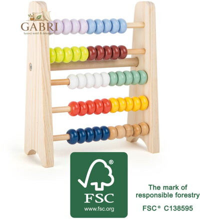 small foot Dřevěné počítadlo Educate