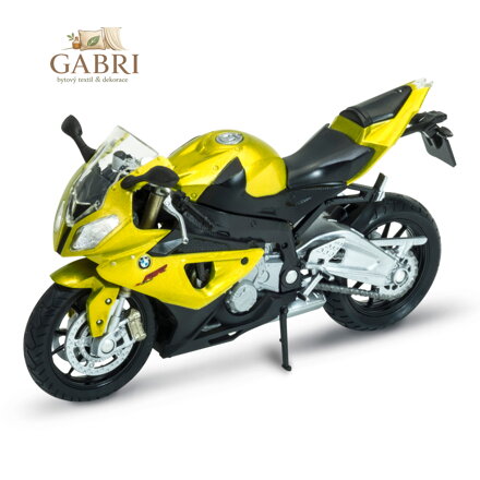 Welly Motocykl BMW S1000RR 1:18 zlatý
