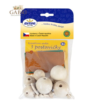 Detoa Kreativní sada - 3 postavičky