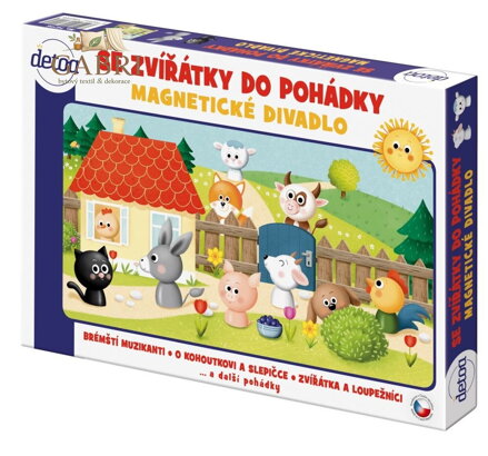 Detoa Magnetické divadlo se zvířátky do pohádky