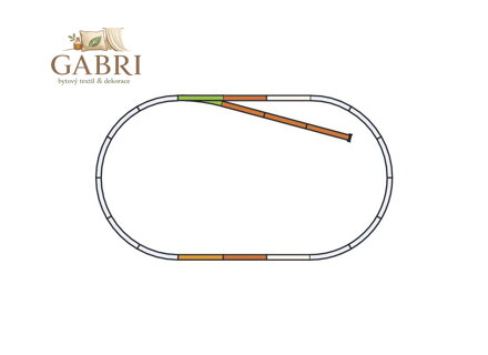 Piko Sada kolejí B (kusá kolej) - 55310