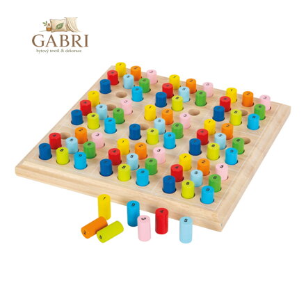small foot Dřevěné sudoku barevné válečky