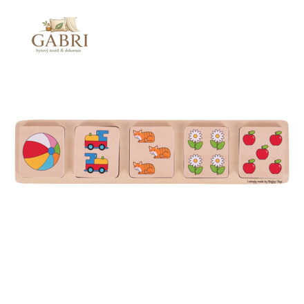 Bigjigs Toys Vkládací puzzle počítání
