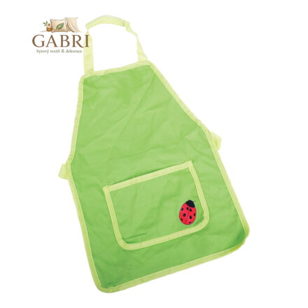 Bigjigs Toys Zahradní zástěra zelená s beruškou