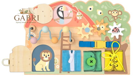 2Kids Toys Activity board Domeček se zvířátky