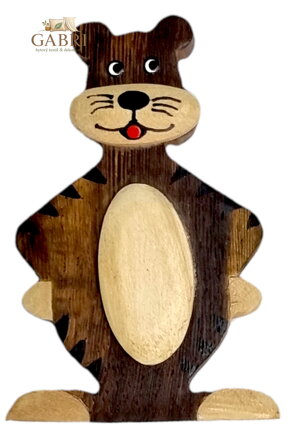 2Kids Toys Dřevěná magnetka velká Tygr