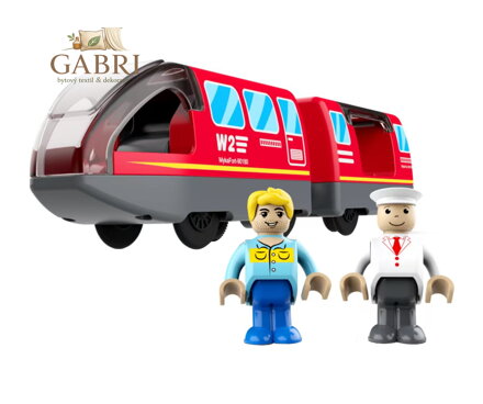 2Kids Toys Elektrický městský vlak červený