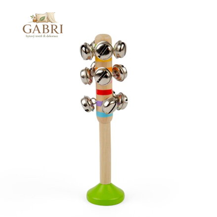 Bigjigs Toys Rolničky 1 ks zelená