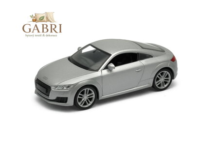 Welly - Audi TT Coupe (2014) model 1:34 stříbrné
