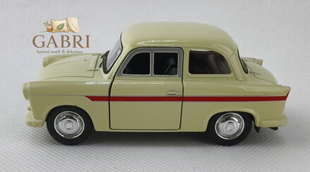 Welly Trabant P50 / P60 model 1:34 krémový
