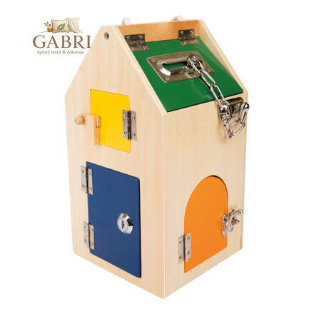 Small Foot Motorický dům se zámky - poškozený obal