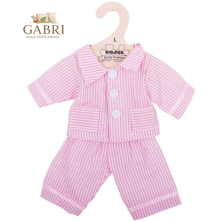 Bigjigs Toys Růžové pyžamo pro panenku 38 cm