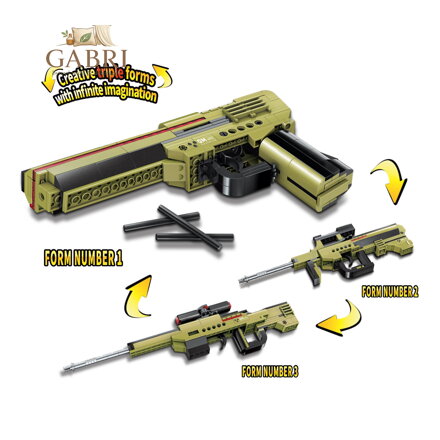 Qman Neomezené nápady 4802 Zbraň Dilemma 3v1