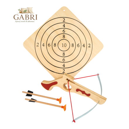 small foot Malá kuše s šípy a terčem