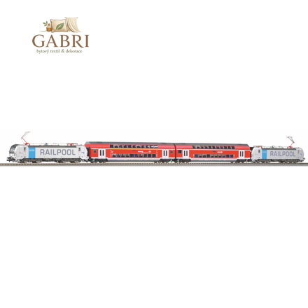 Piko Elektrická souprava se 2 lokomotivami BR 193 Vectron DB Regio VI - 58115