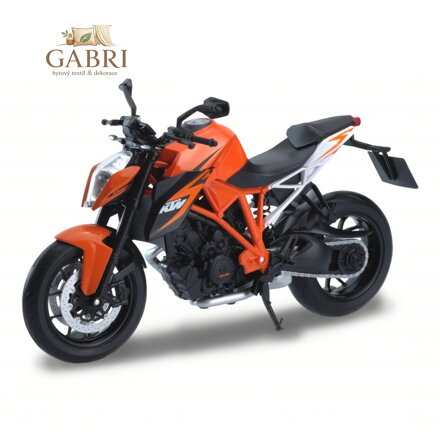 Welly Motocykl KTM 1290 Super Duke R 1:10 oranžový