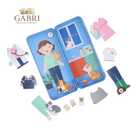 Petit Collage Magnetické puzzle Veterinářka