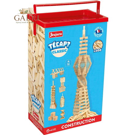 Jeujura Dřevěná stavebnice Técap Classic 300 dílů