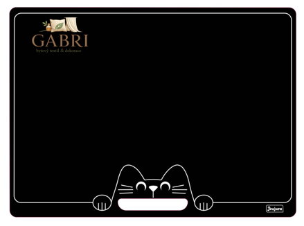 Jeujura Oboustraná tabule s kočičkou