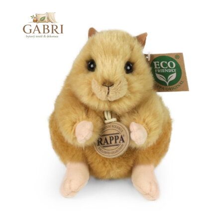 Rappa Plyšový křeček zlatý 16 cm ECO-FRIENDLY