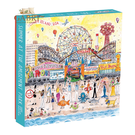 Galison Puzzle Léto v zabavním parku 500 dílků