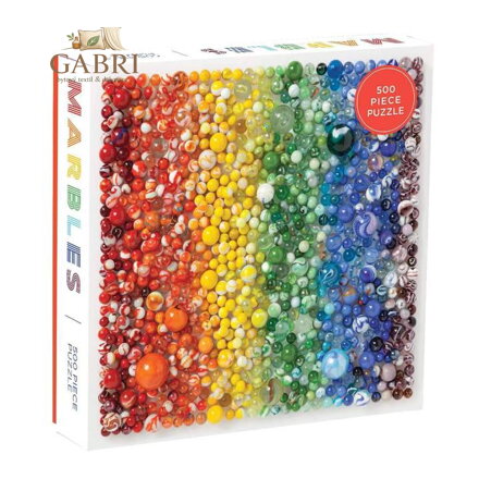 Galison Puzzle Duhové kuličky 500 dílků