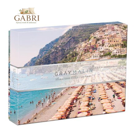 Galison Oboustranné puzzle Itálie Gray Malin 500 dílků